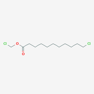 molecular formula C12H22Cl2O2 B14428926 Chloromethyl 11-chloroundecanoate CAS No. 80418-97-9