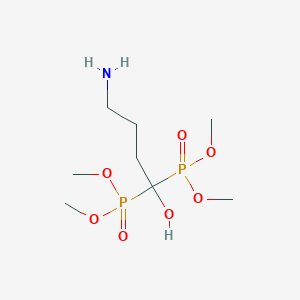 Tetramethyl (4-amino-1-hydroxybutane-1,1-diyl)bis(phosphonate)