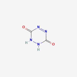 molecular formula C2H2N4O2 B14428975 1,2-Dihydro-1,2,4,5-tetrazine-3,6-dione CAS No. 81930-28-1