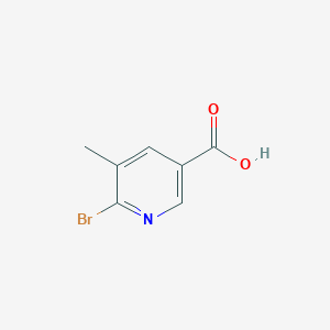 molecular formula C7H6BrNO2 B1442905 6-Bromo-5-methylnicotinic acid CAS No. 901300-51-4