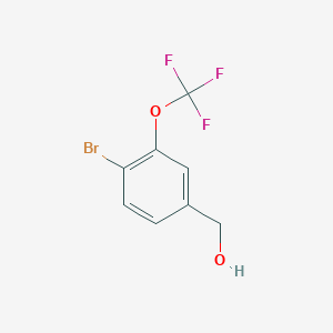 molecular formula C8H6BrF3O2 B1442906 (4-Bromo-3-(trifluoromethoxy)phenyl)methanol CAS No. 1011531-67-1