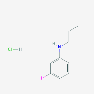 molecular formula C10H15ClIN B1442917 N-butyl-3-iodoaniline hydrochloride CAS No. 1311316-48-9