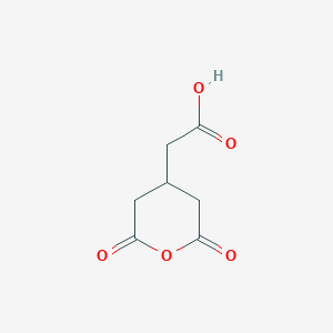 2-(2,6-Dioxooxan-4-yl)acetic acid