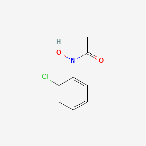 molecular formula C8H8ClNO2 B14429246 N-(2-Chlorophenyl)-N-hydroxyacetamide CAS No. 82344-32-9