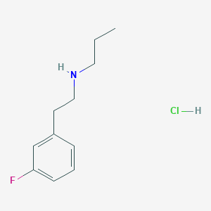molecular formula C11H17ClFN B1442928 [2-(3-Fluorophenyl)ethyl](propyl)amine hydrochloride CAS No. 1306605-32-2