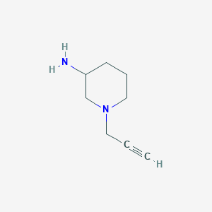 molecular formula C8H14N2 B1442942 1-(Prop-2-yn-1-yl)piperidin-3-amine CAS No. 1247503-99-6