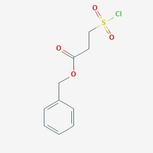 Benzyl 3-(chlorosulfonyl)propanoate