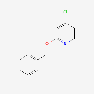 molecular formula C12H10ClNO B1442949 2-(Benzyloxy)-4-chloropyridine CAS No. 1006052-55-6