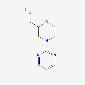 [4-(Pyrimidin-2-yl)morpholin-2-yl]methanol