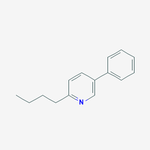 molecular formula C15H17N B14429513 2-Butyl-5-phenylpyridine CAS No. 78313-70-9