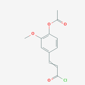 4-Acetoxy-3-methoxycinnamoyl chloride