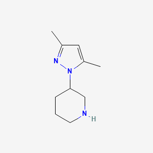 3-(3,5-dimethyl-1H-pyrazol-1-yl)piperidine