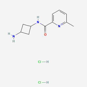 N-(3-aminocyclobutyl)-6-methylpyridine-2-carboxamide dihydrochloride