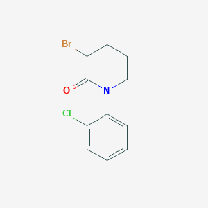 3-Bromo-1-(2-chlorophenyl)piperidin-2-one