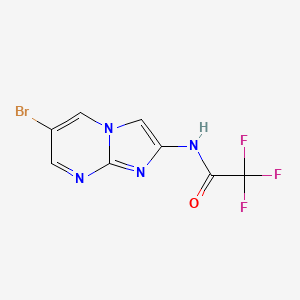 n-(6-Bromoimidazo[1,2-a]pyrimidin-2-yl)-2,2,2-trifluoroacetamide