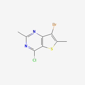 7-Bromo-4-chloro-2,6-dimethylthieno[3,2-d]pyrimidine