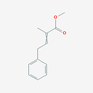 molecular formula C12H14O2 B14429790 Methyl 2-methyl-4-phenylbut-2-enoate CAS No. 79265-44-4