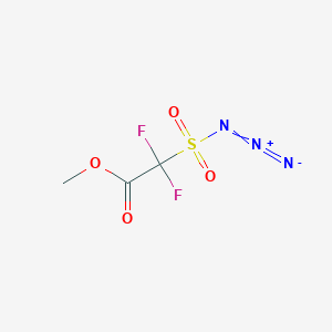 molecular formula C3H3F2N3O4S B14429846 Methyl 2-azidosulfonyl-2,2-difluoroacetate CAS No. 82386-31-0