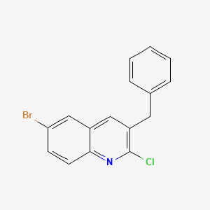 3-Benzyl-6-bromo-2-chloroquinoline
