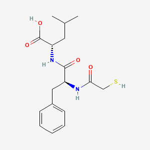 molecular formula C17H24N2O4S B14429875 Mercaptoacetyl-Phe-Leu CAS No. 83328-02-3