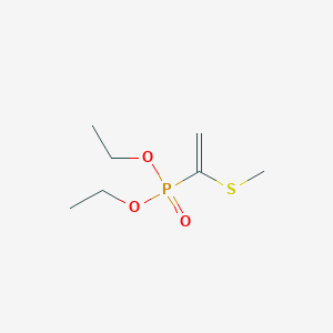 molecular formula C7H15O3PS B14429901 Diethyl [1-(methylsulfanyl)ethenyl]phosphonate CAS No. 80436-49-3