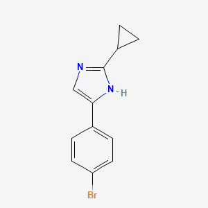 5-(4-bromophenyl)-2-cyclopropyl-1H-imidazole