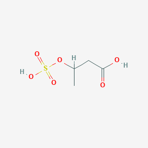 molecular formula C4H8O6S B14429980 3-(Sulfooxy)butanoic acid CAS No. 82542-96-9