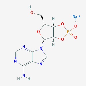 molecular formula C₁₀H₁₁N₅NaO₆P B014430 Adenosine-2',3'-cyclic Monophosphate Sodium Salt CAS No. 37063-35-7