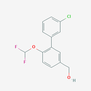 [1,1'-Biphenyl]-3-methanol, 3'-chloro-6-(difluoromethoxy)-