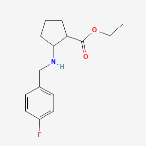 Ethyl 2-[(4-Fluorobenzyl)amino]cyclopentanecarboxylate
