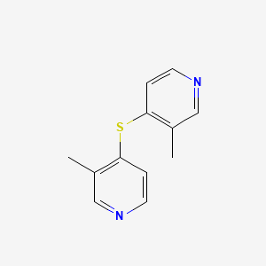 molecular formula C12H12N2S B14430098 4,4'-Sulfanediylbis(3-methylpyridine) CAS No. 78285-58-2