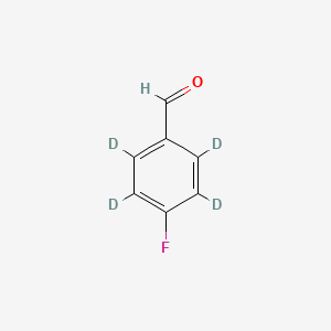 molecular formula C7H5FO B1443012 4-Fluorobenzaldehyde-2,3,5,6-D4 CAS No. 93111-25-2