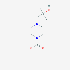 molecular formula C13H26N2O3 B1443013 Tert-butyl 4-(2-hydroxy-2-methylpropyl)piperazine-1-carboxylate CAS No. 1267341-14-9
