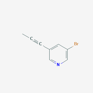 molecular formula C8H6BrN B1443019 3-bromo-5-(prop-1-ynyl)pyridine CAS No. 917772-69-1