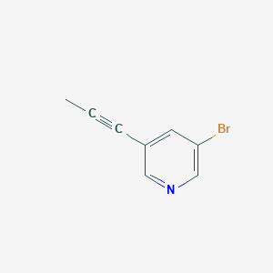 3-Bromo-5-(prop-1-yn-1-yl)pyridine