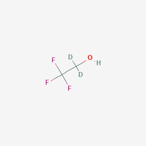 molecular formula C2H3F3O B144302 2,2,2-Trifluoroethanol-1,1-d2 CAS No. 132248-58-9