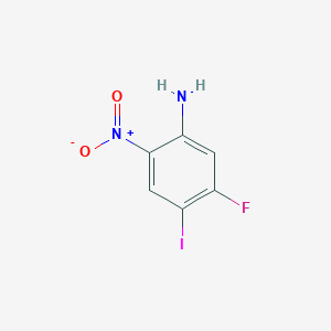 molecular formula C6H4FIN2O2 B1443021 5-fluoro-4-iodo-2-nitroaniline CAS No. 1219741-86-2
