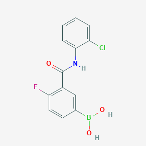 4-Fluoro-3-(2-chloro-phenylcarbamoyl)phenylboronic acid
