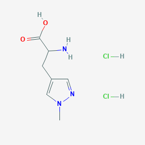 2-amino-3-(1-methyl-1H-pyrazol-4-yl)propanoic acid dihydrochloride
