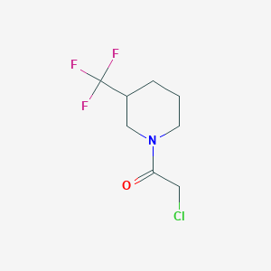 2-Chloro-1-[3-(trifluoromethyl)piperidin-1-yl]ethan-1-one