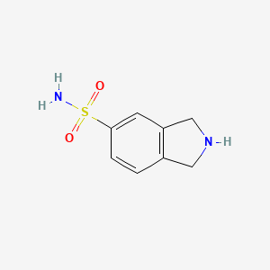 molecular formula C8H10N2O2S B1443041 Isoindoline-5-sulfonamide CAS No. 1306603-24-6