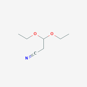 molecular formula C7H13NO2 B144306 3,3-Diethoxypropanenitrile CAS No. 2032-34-0