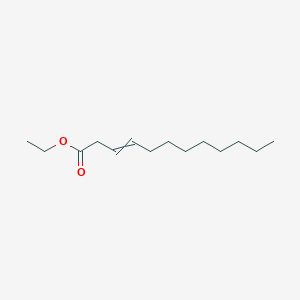 molecular formula C14H26O2 B14430625 ethyl dodec-3-enoate CAS No. 79837-93-7
