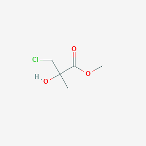 molecular formula C5H9ClO3 B1443071 Methyl 3-chloro-2-hydroxy-2-methylpropanoate CAS No. 54051-05-7