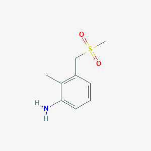 3-(Methanesulfonylmethyl)-2-methylaniline