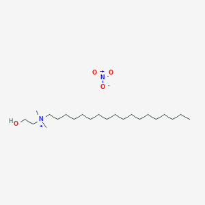 molecular formula C22H48N2O4 B14430789 N-(2-Hydroxyethyl)-N,N-dimethyloctadecan-1-aminium nitrate CAS No. 81262-92-2