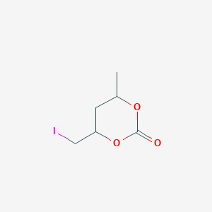 molecular formula C6H9IO3 B14430792 4-(Iodomethyl)-6-methyl-1,3-dioxan-2-one CAS No. 78947-93-0