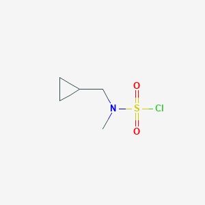 molecular formula C5H10ClNO2S B1443084 N-(cyclopropylmethyl)-N-methylsulfamoyl chloride CAS No. 1179030-02-4