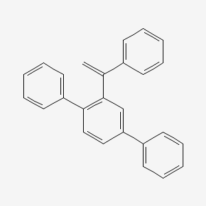 molecular formula C26H20 B14430894 1,4-Diphenyl-2-(1-phenylethenyl)benzene CAS No. 83283-82-3