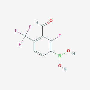 2-Fluoro-3-formyl-4-(trifluoromethyl)phenylboronic acid